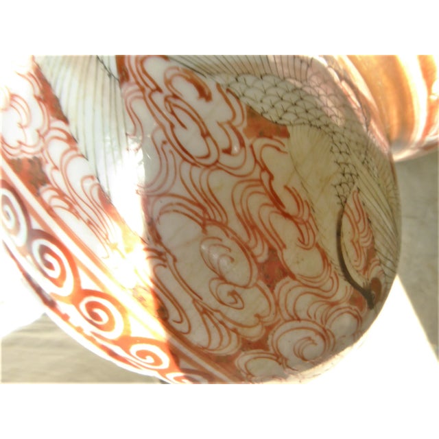1940s Kutani Ware Handcrafted Ceramic Vessel Gourd Shape