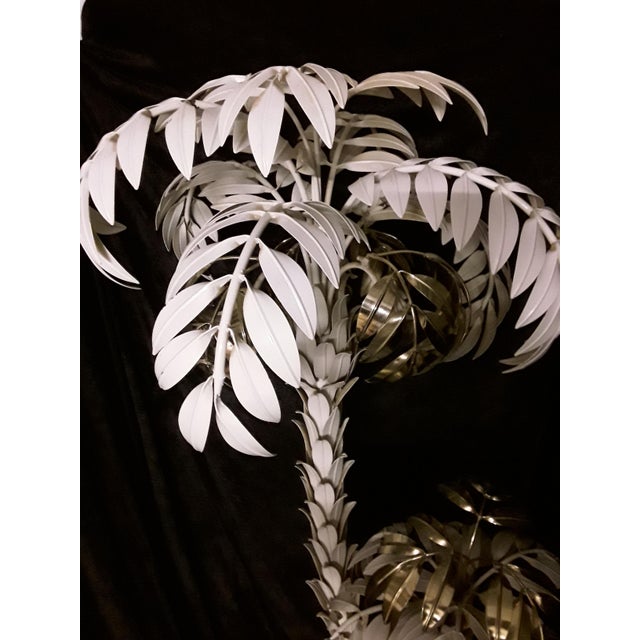 Large Vintage Double Palm Tree Floor Lamp by Hans Kögl, 1970s For Sale - Image 10 of 16