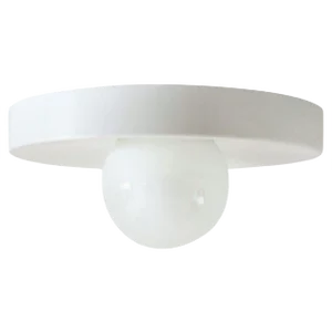 Mid-Century Italian Flush Mount Light or Wall Sconce in Metal and Glass, 1970s
