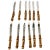 French Cutlery in Faux Bamboo, 1970, Set of 12 For Sale - Image 12 of 12