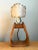 Vintage Mid-Century Modern Wood and Metal Stirrup Table Lamp For Sale - Image 9 of 12
