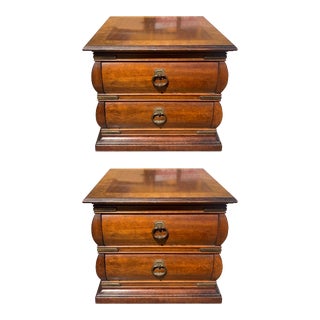 Vintage Art Deco Nightstands —a Pair For Sale