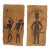 Vintage Paintings on Bark Paper | Taiwanese Aborigine Art For Sale