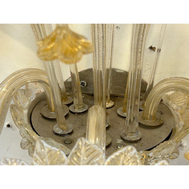 Wall Lamps from Barovier & Toso, 1925, Set of 2 For Sale - Image 6 of 12