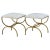 White Gilt Wrought Iron and Hide Stools by Design Frères - A Pair For Sale - Image 8 of 8