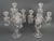 Important pair of candelabras by baccarat, 19th century, napoleon iii period, crystal. Pair of large 19th-century crystal...