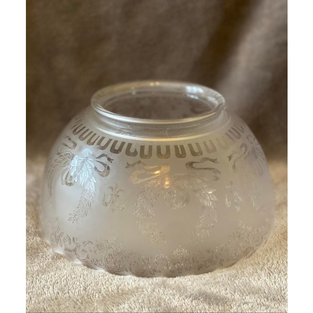 7.5" wide 4.5" tall Enhance your home lighting with a touch of timeless elegance. This beautiful frosted glass lampshade...