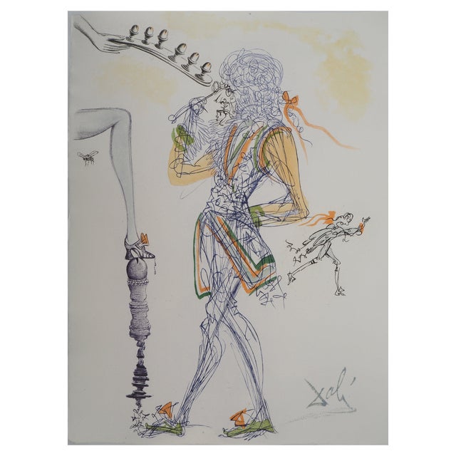 Salvador Dali, Casanova, The Man and the Six Eggs, Original Engraving For Sale