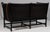 Black Two-Seat Sofa in Black Beech and Leather by Børge Mogensen for Fritz Hansen For Sale - Image 8 of 9