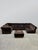 Brown Italian Vintage Modular Sofa Modular Elements Lounge Sofa Chocolate Brown, 1970s For Sale - Image 8 of 9