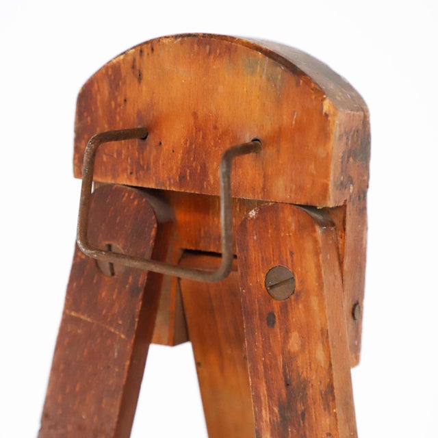 We offer this Vintage Hand Crafted Floor Easel, you can used as Artist Painting Display Stand, circa 1930.
