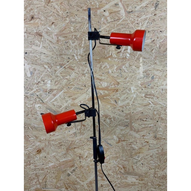 Mid-Century Modern Space Age Floor Lamp in Metal, 1960s For Sale - Image 3 of 18