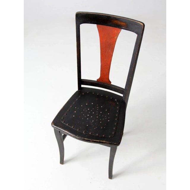Antique Arts& Crafts Accent Chair For Sale - Image 6 of 10