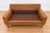 Brown Mid-Century Modern Scandinavian Two-Seater Cognac Leather Sofa, 1960s For Sale - Image 8 of 11