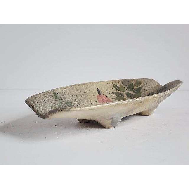 Marc Bellaire Mid-Century Marc Bellaire "Still Life" Pottery Ashtray For Sale - Image 4 of 11