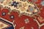 Textile Kazak Rug 6’1” X 9’3” Red Wool Tribal Hand-Knotted Oriental Carpet For Sale - Image 7 of 12