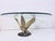 Brown Hollywood Regency Swan Metal Coffee Table, 1960s For Sale - Image 8 of 11