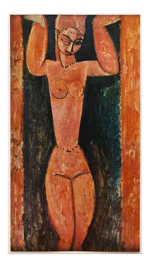 1958 After Amedeo Modigliani "Caryatid", First English Edition Full-Color Print