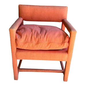 Mid Century Milo Baughman Style Chair. By Levin & Associates Inc.