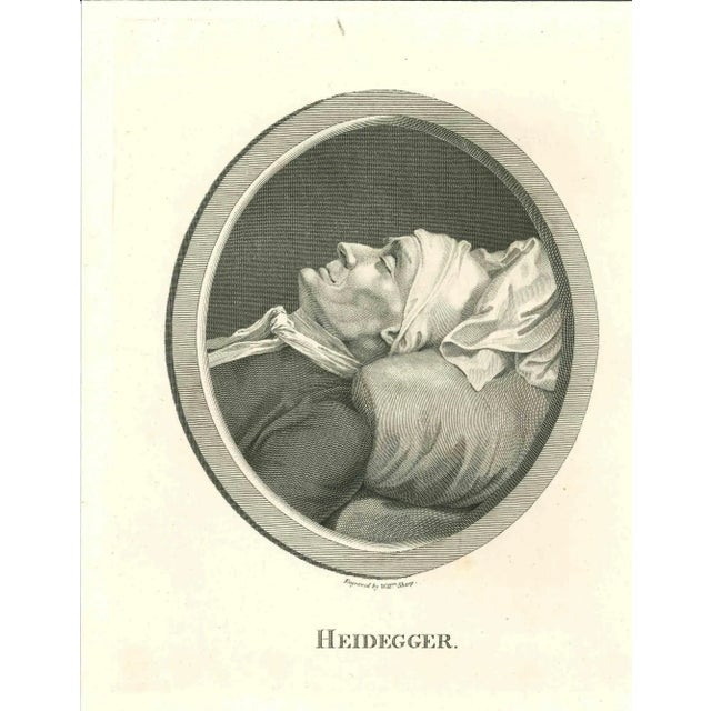 Portrait of Heidegger is an original artwork realized by Thomas Holloway for Johann Caspar Lavater's "Essays on...