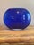 Make a bold statement with this striking vintage art glass vase featuring a rich, luminous cobalt blue hue. Crafted with...