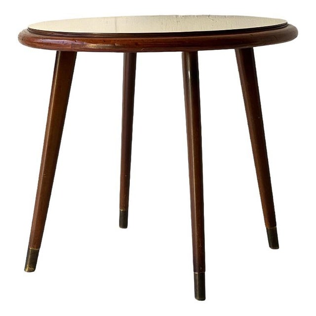 Vintage Blonde and Brown Coffee Table, 1950s For Sale - Image 15 of 15