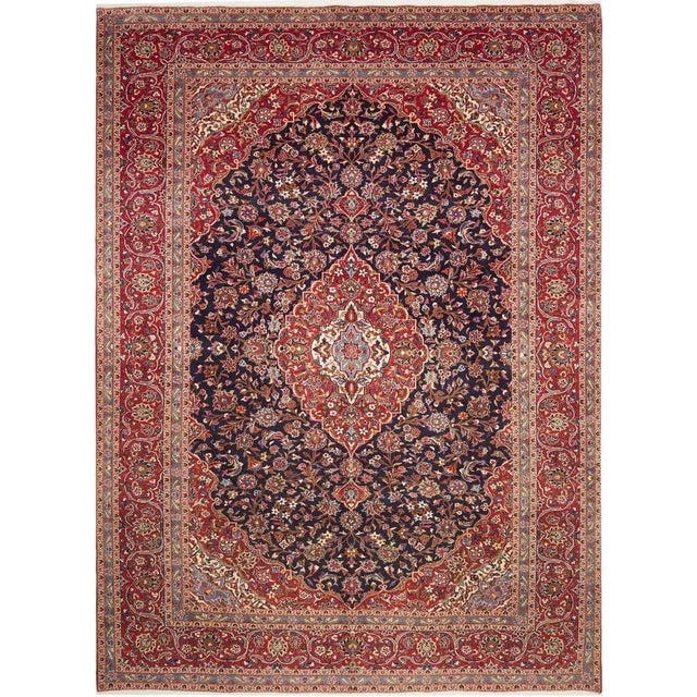 Kashan rug | Size: 301 x 400 cm | Knot density: approx. 200.000 knots/m² | Pile: 100% virgin wool | Warp: 100% cotton |...