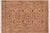 Taupe Shabby Chic Botanical 1990's Pak-Persian Taupe/Red Wool Rug - 6'0'' X 9'2'' For Sale - Image 8 of 9