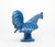 Vintage Italian Blue Ceramic Rooster, 1960s For Sale - Image 4 of 14
