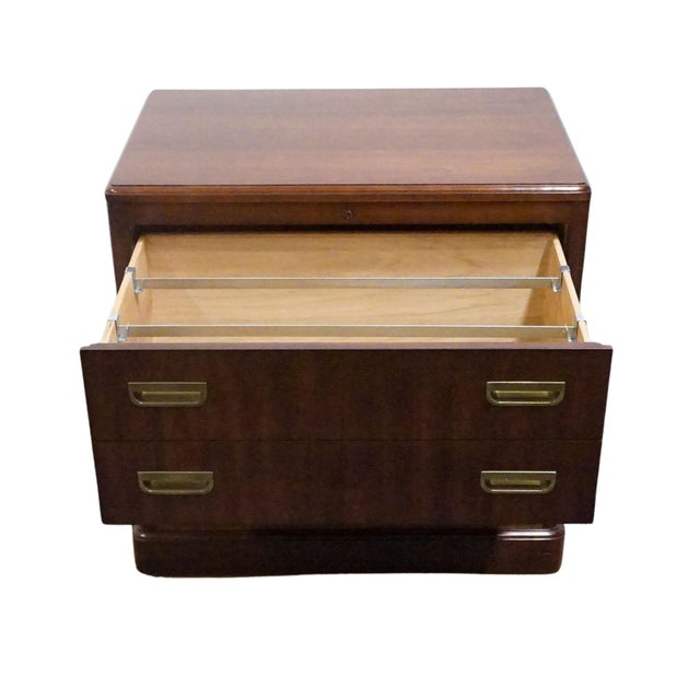 Mount Airy Solid Mahogany Traditional Contemporary 32" File Cabinet 1748-536 For Sale In Kansas City - Image 6 of 11