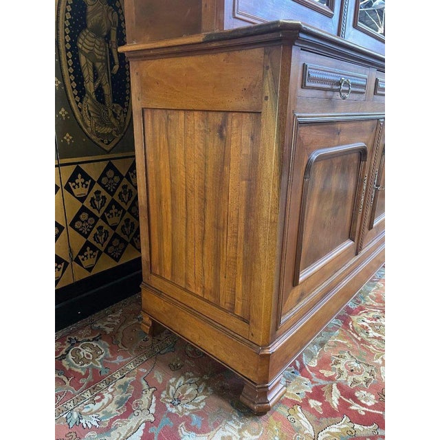 Louis Philippe Period Deux Corps Buffet For Sale - Image 4 of 10