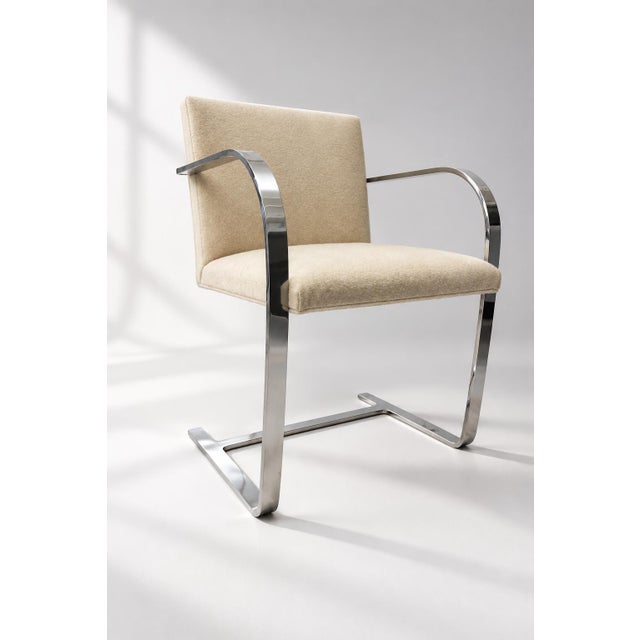 1960s Mies Van Der Rohe Brno Flat Bar Chairs by Treitel-Gratz, Set of 6 For Sale - Image 18 of 18