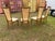 1970s Vintage Mid Century Modern Cane Back Dining Chairs Set of 4 For Sale - Image 5 of 12
