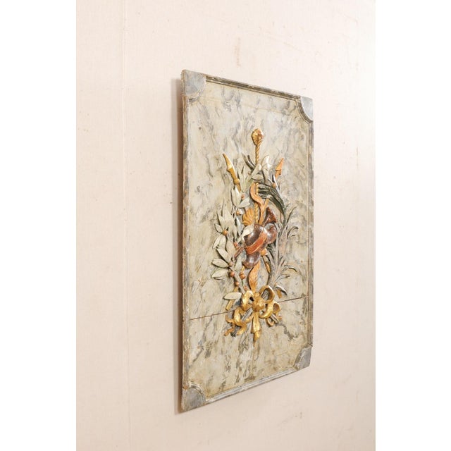 Italian Decorative Wall Panel, 19th Century For Sale - Image 4 of 10