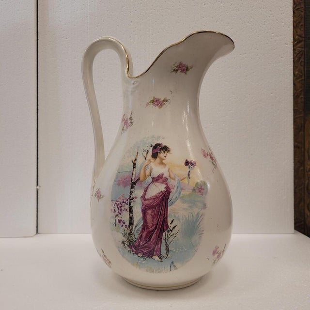 Pickman Porcelain Ewer, Set of 2 For Sale - Image 9 of 18