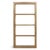 Simple Washed Pine Bookcase For Sale