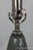 Light Gray Pair of Italian Murano Glass Table Lamps With Diamond Pattern, 1950s For Sale - Image 8 of 8