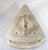 Late 20th Century Vintage Abigails Gold-Trimmed Floral Porcelain Covered Cheese Wedge Dome & Tray For Sale - Image 5 of 15
