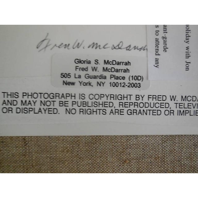 1970s Fred McDarrah, Larry Rivers, Sylvia Miles Vintage Silver Gelatin Photograph Photo Print Pop Art, 1976 For Sale - Image 5 of 6