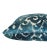 Contemporary Blue Brocade 22x22 Velvet Throw Pillow With Feather Down Insert For Sale - Image 3 of 6