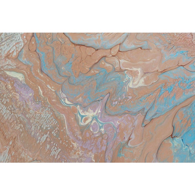 Wood Richard Mann Monumental Psychedelic Painting 1975 For Sale - Image 7 of 10