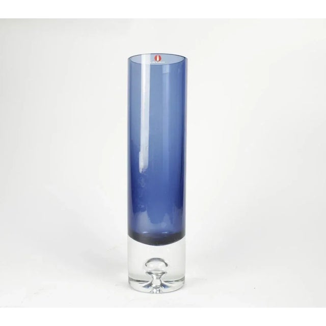 Vintage Glass Vase by Tapio Wirkkala For Sale - Image 4 of 4