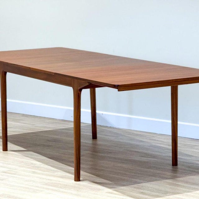 Mid-Century Double Extending Dining Table by Tom Robertson for McIntosh For Sale - Image 10 of 18