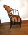 Extremely rare Antique Firehouse Cane Barrel Tilting Armchair. There are two tilting springs under seat that allow up to a...