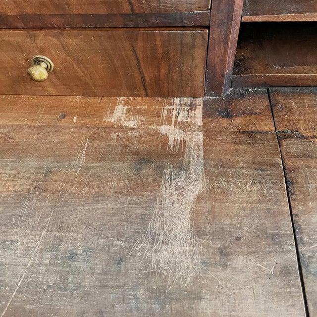 Italian Drop-Leaf Chest of Drawers in Inlaid Wood, 1700s For Sale - Image 11 of 18