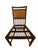 Brown 1960s McGuire Glass-Top Dining Table and Chairs – 7 Pieces For Sale - Image 8 of 17