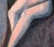 Colorful modernist impasto figure painting of a seated woman by an unknown artist. This contemporary figurative piece uses...