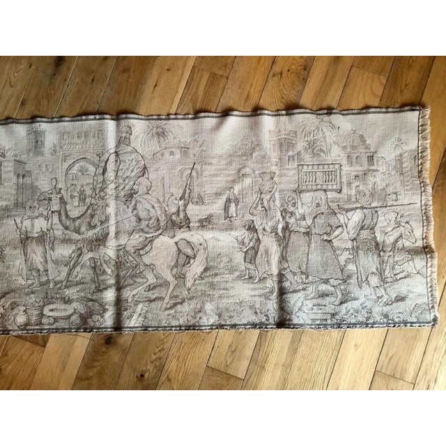 1970s Moroccan Aubusson Tapestry Textile / Art For Sale - Image 18 of 18
