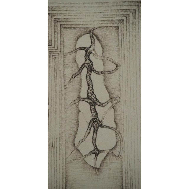 Fred Deux, Double Games, Original Engraving For Sale - Image 4 of 6