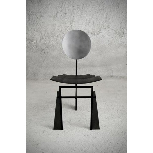 Not Yet Made - Made To Order Tsukimi Chair Japanese Moon Celebration in Metal and Wood by Frederic Gaillard For Sale - Image 5 of 8